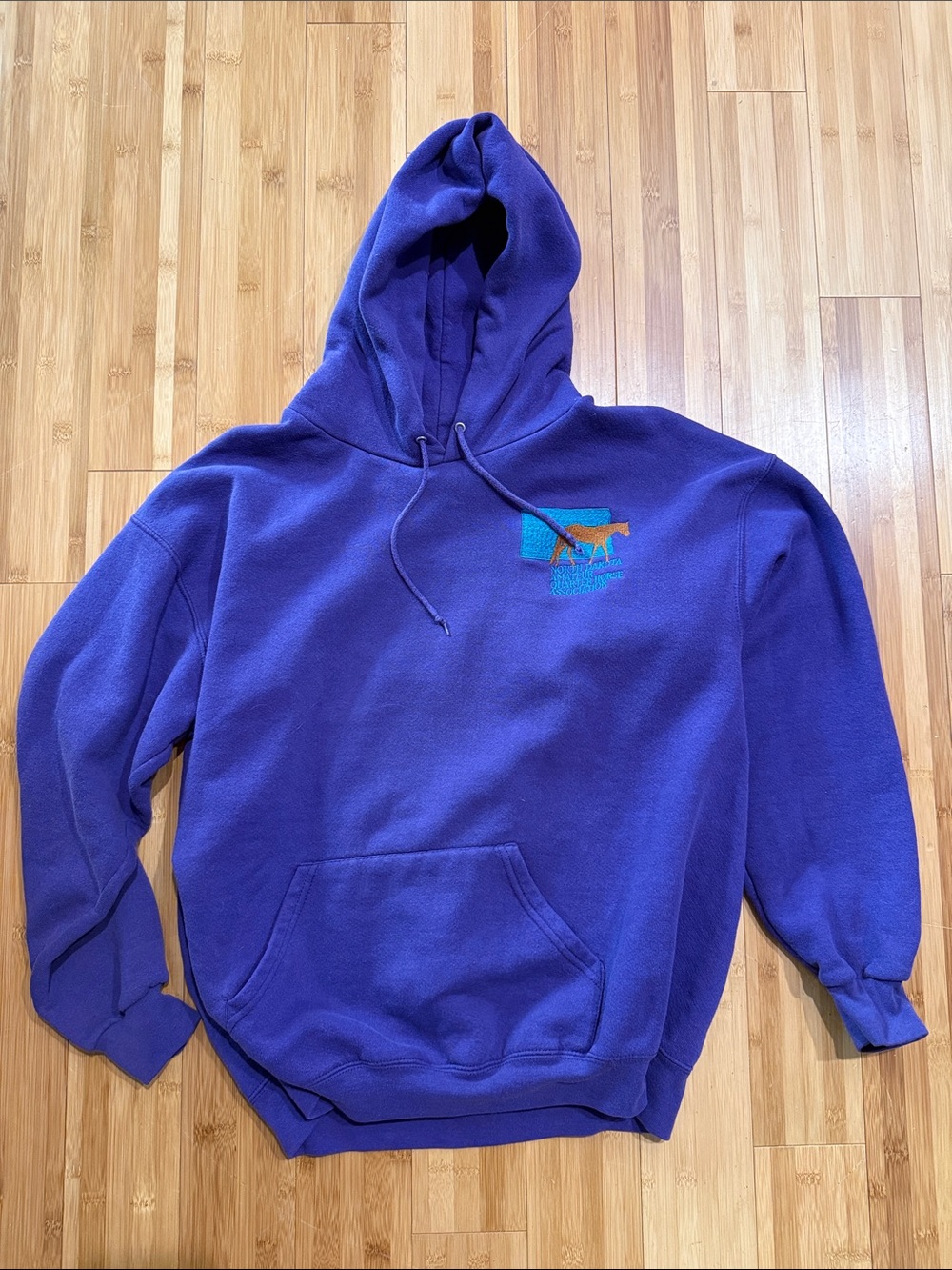 Purple Pullover Hoodie with Pocket